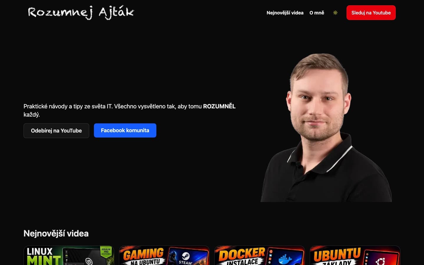 Rozumnej Ajťák — vzdělávací web o IT